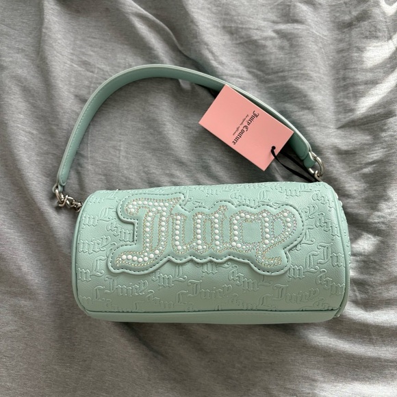 Juicy Couture Beaded Pearl Shoulder Bag - Picture 1 of 4
